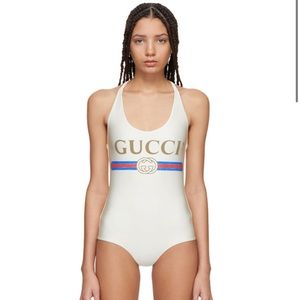Gucci Swimsuit sparkling with logo